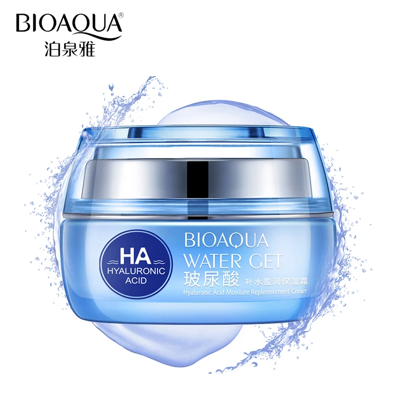BIOAQUA Гиалуроновая кислота Увлажняющий крем для лица улучшает сухость кожи против
