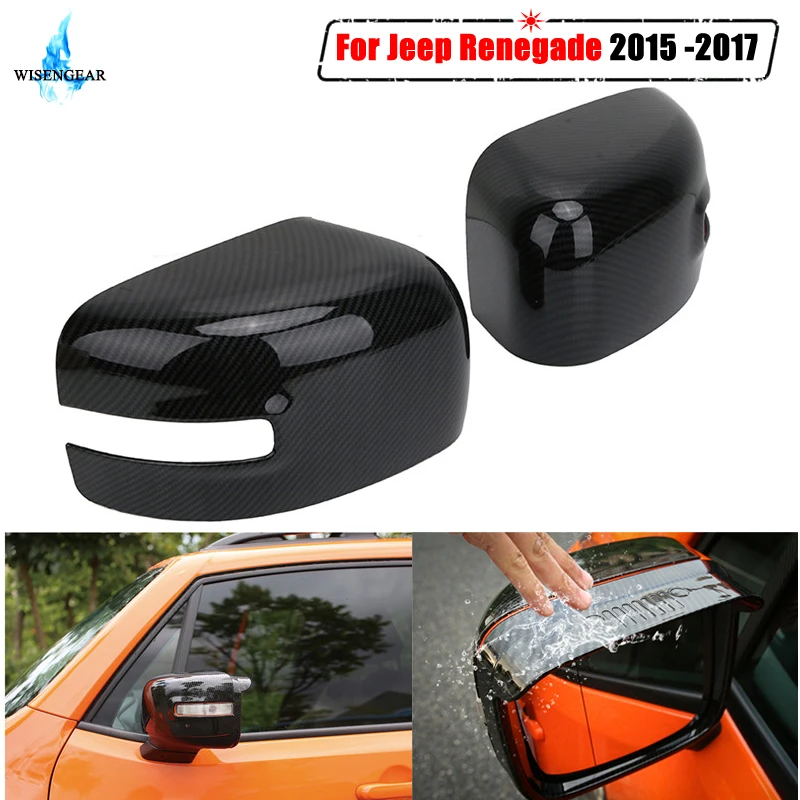 Автомобильное боковое зеркало WISENGEAR накладки на зеркала заднего вида для Jeep Renegade