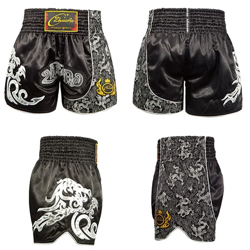 MMA kickboxing Fight Grappling Короткие шорты Tiger Muay Thai боксерские трусы Sanda дешевая одежда