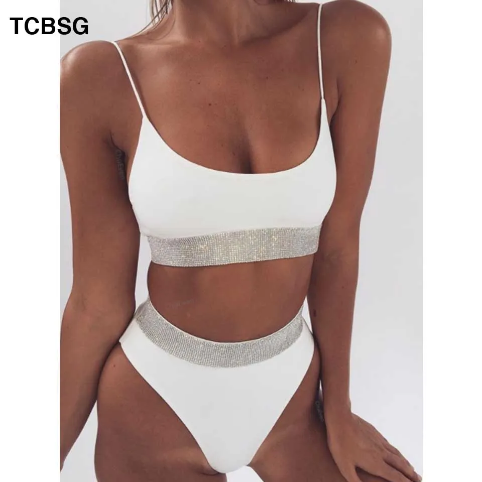 Женский купальник-бикини TCBSG винтажный купальник в стиле ретро с бретелькой