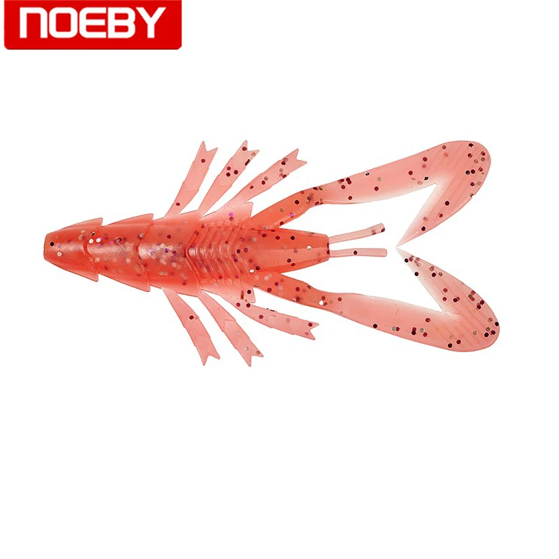 Noeby 5 шт для рыбалки мягкие блесны на удочку 85 мм 4 8g креветки Форма воблеры