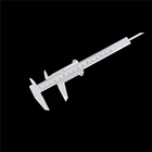 Цельнокроеное платье серого цвета 150 мм Мини Пластик раздвижные штангенциркуль прибор измерение инструмент линейка