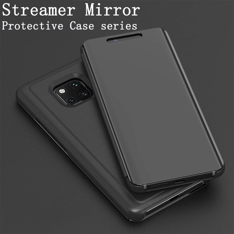View Smart Mirror Flip Case For Huawei Mate 30 20 10 9 Pro Lite 20X P30 P20 P10 Plus P Z 2018 2019 |