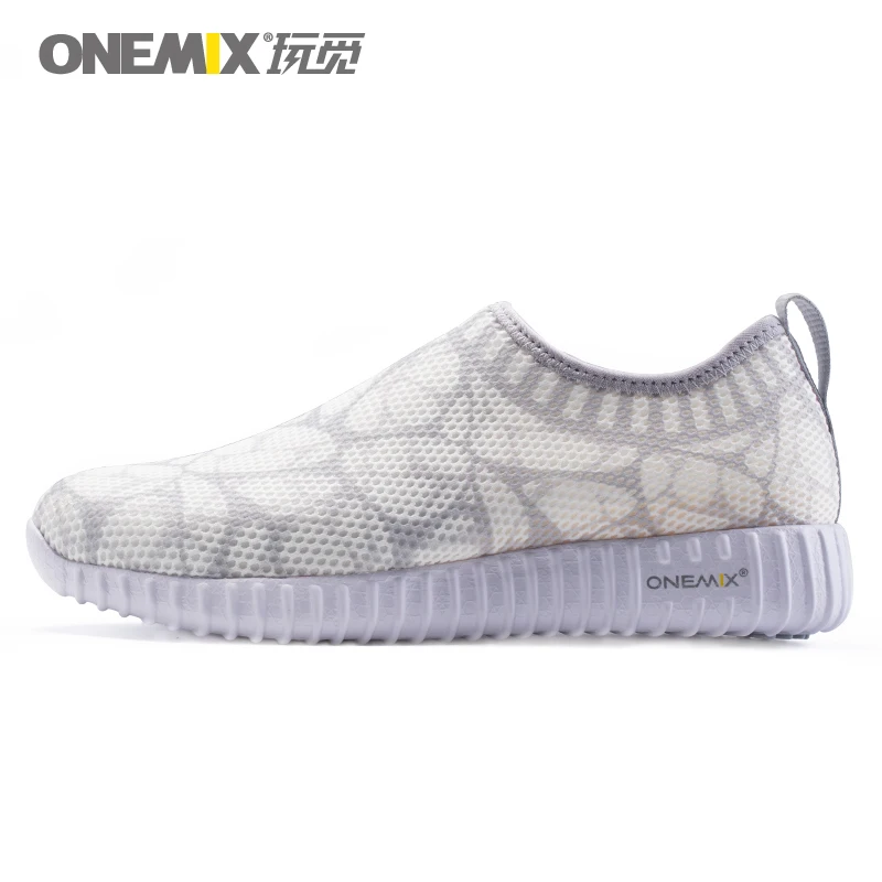 Женские белые легкие летние повседневные кроссовки ONEMIX уличные Zapatos De Mujer | Обувь