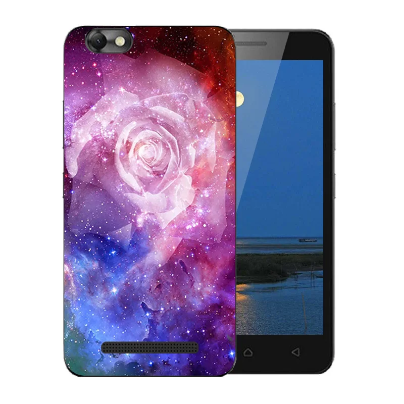 Soft TPU Phone Case For Lenovo Vibe C A2020 Capa Ice Pattern Skin Full Protection Back Cover A2020a40 DS A 2020 Coque |