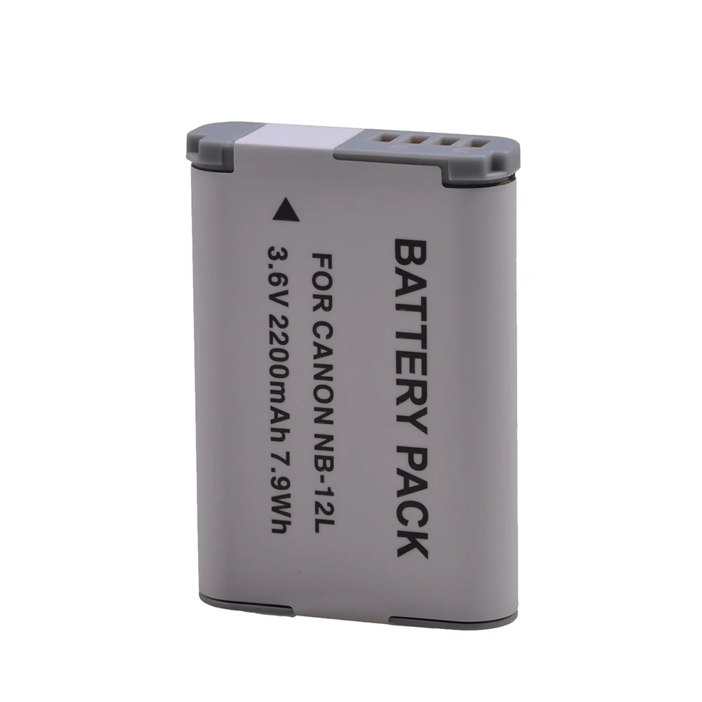 2 шт. Аккумулятор для Canon PowerShot G1 X Mark II G1X 12L NB12L N100 аккумулятор 2200 мАч|Цифровые