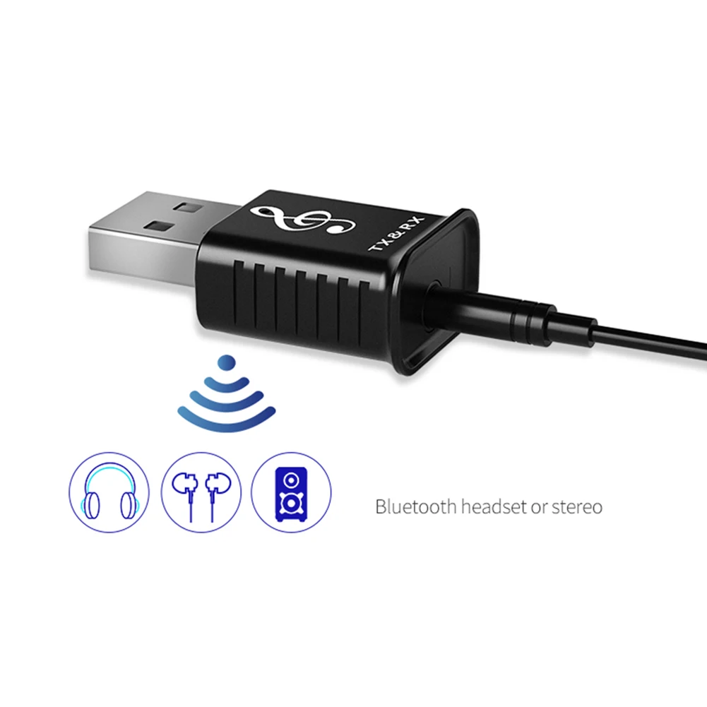 2 в 1 Bluetooth 5,0 передатчик приемник MSD168 BT аудио музыка беспроводной USB адаптер 3,5 мм 3,5 AUX разъем для ТВ ПК