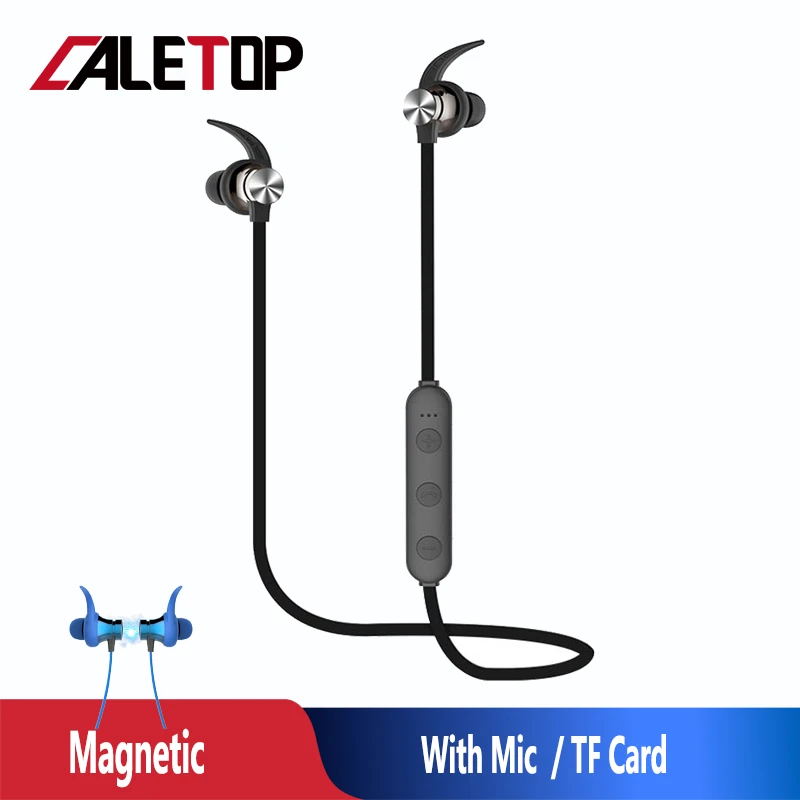 CALETOP XT22 Спортивные Беспроводные bluetooth наушники магнитное притяжение гарнитура