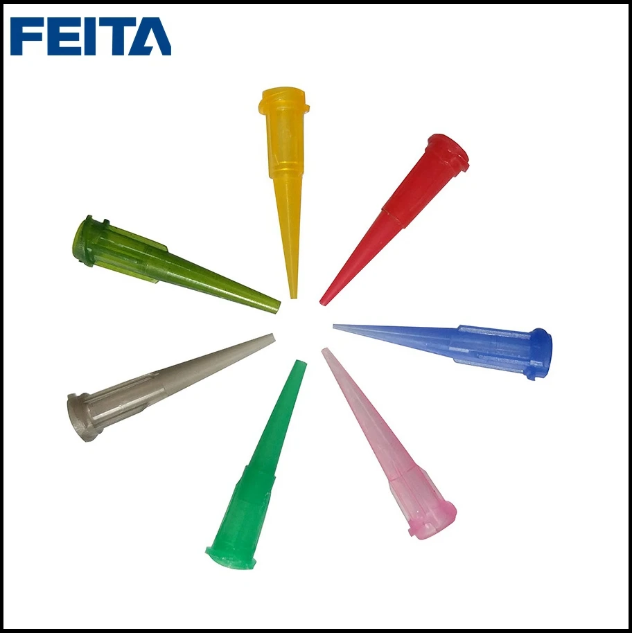 Feita 1000 шт./пакет 1/2 ''Совет Длина TT пластиковый клей иглы Советы SMT Solder PCB
