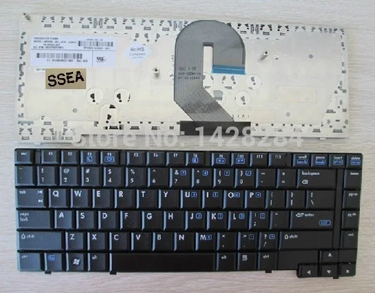 Новая Оригинальная клавиатура SSEA US для HP Compaq 6510B 6515B 6515 6715b|keyboard for hp|hp 6510b keyboardcompaq