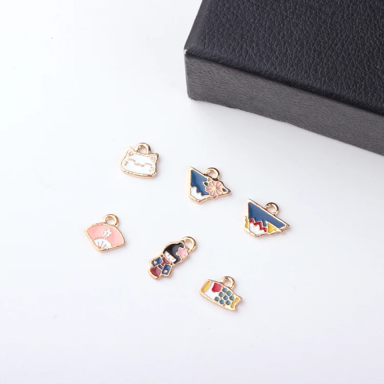 

Подвеска золотого цвета в японском стиле для самостоятельного изготовления ювелирных изделий, 50 шт.