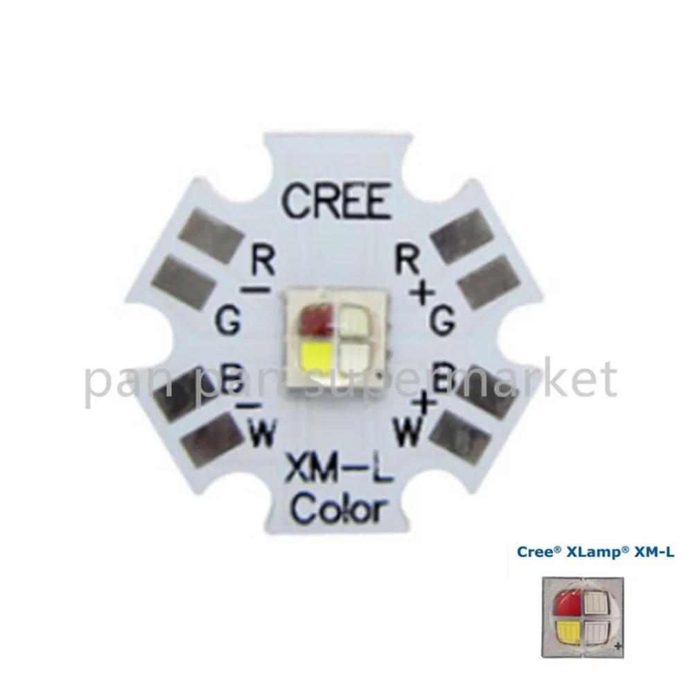 Светодиодная лампа с 4 ЧИПАМИ Cree XLamp XML XM L RGBW RGBWW RGB + Холодный/теплый белый свет 12 Вт
