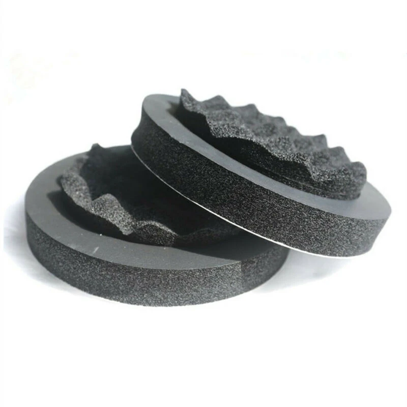 new and high quality 4Pcs 6.5" Car Door Soundproof Ring Foam Pad Woofer Speaker Noise Insulation