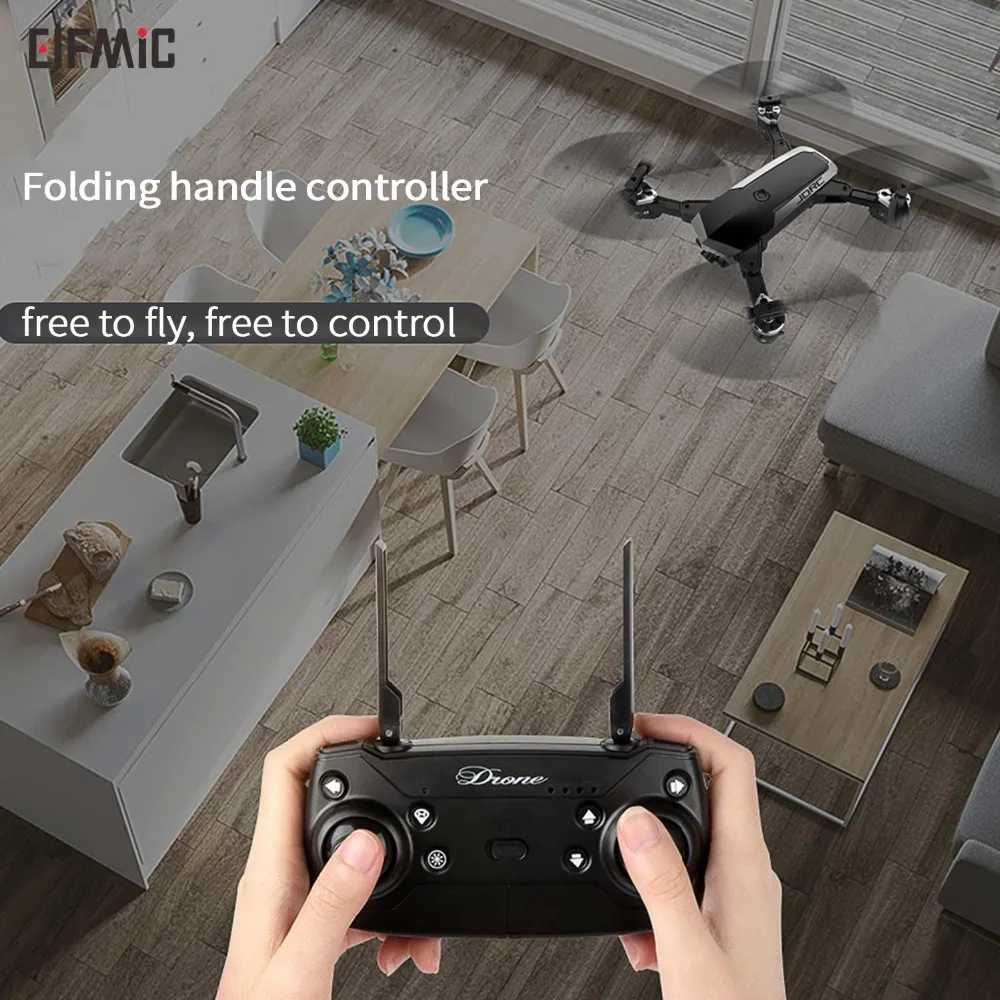 Оптовая продажа ELFMIC WiFi RC ручка контроллер 720 P 1080 HD камера четырехосевое складное