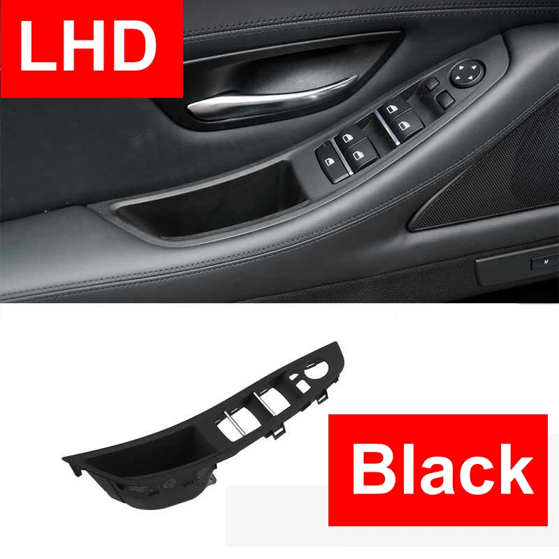 Черный LHD для BMW 5 серии F10 F11 F18 внутренняя ручка панель подлокотника межкомнатной
