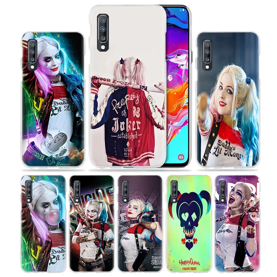 "," Харли Квинн "с принтами" отряд самоубийц "," чехол для samsung Galaxy M40 A50 A80 A70 A60 A40 A30 A20e A10 J4 J6 плюс J8 жесткий чехол из ПК для телефона