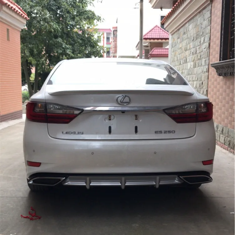 Для- LEXUS ES200 300 h 250 задний бампер диффузор защитные бамперы задняя надрезаемая подкладка, ABS Материал корпусный набор задний губ