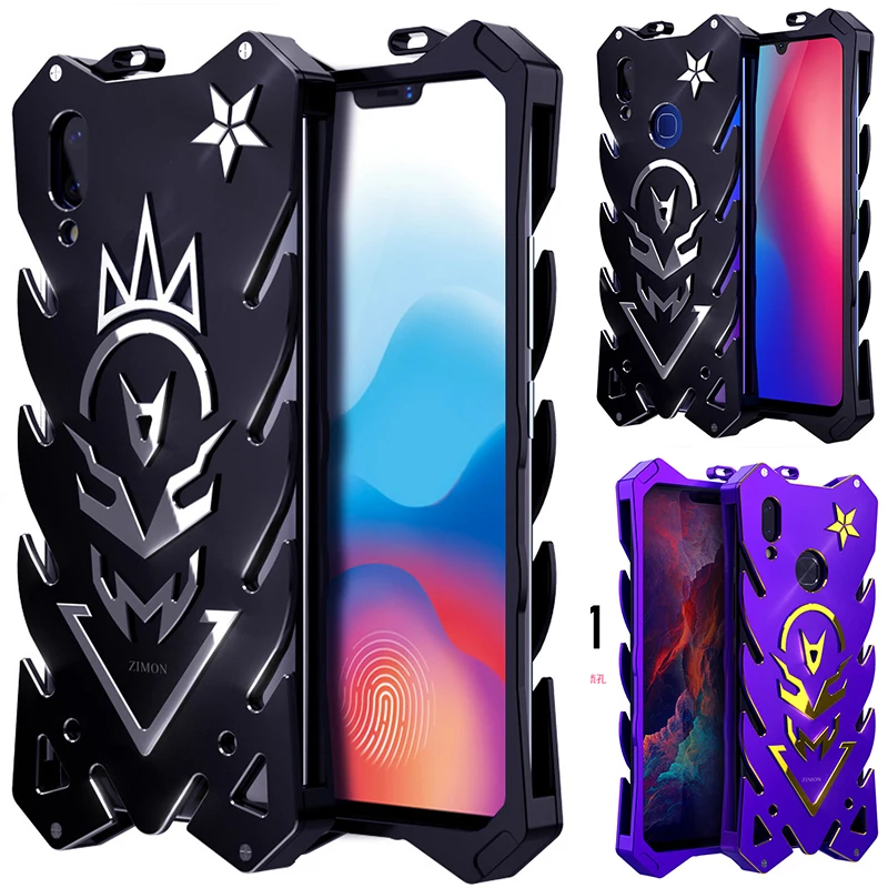 

Чехол для VIVO U1 Y95, новый роскошный полноразмерный Алюминиевый металлический чехол для Vivo X23 Fantasy Coque Funda Heavy Duty противоударный