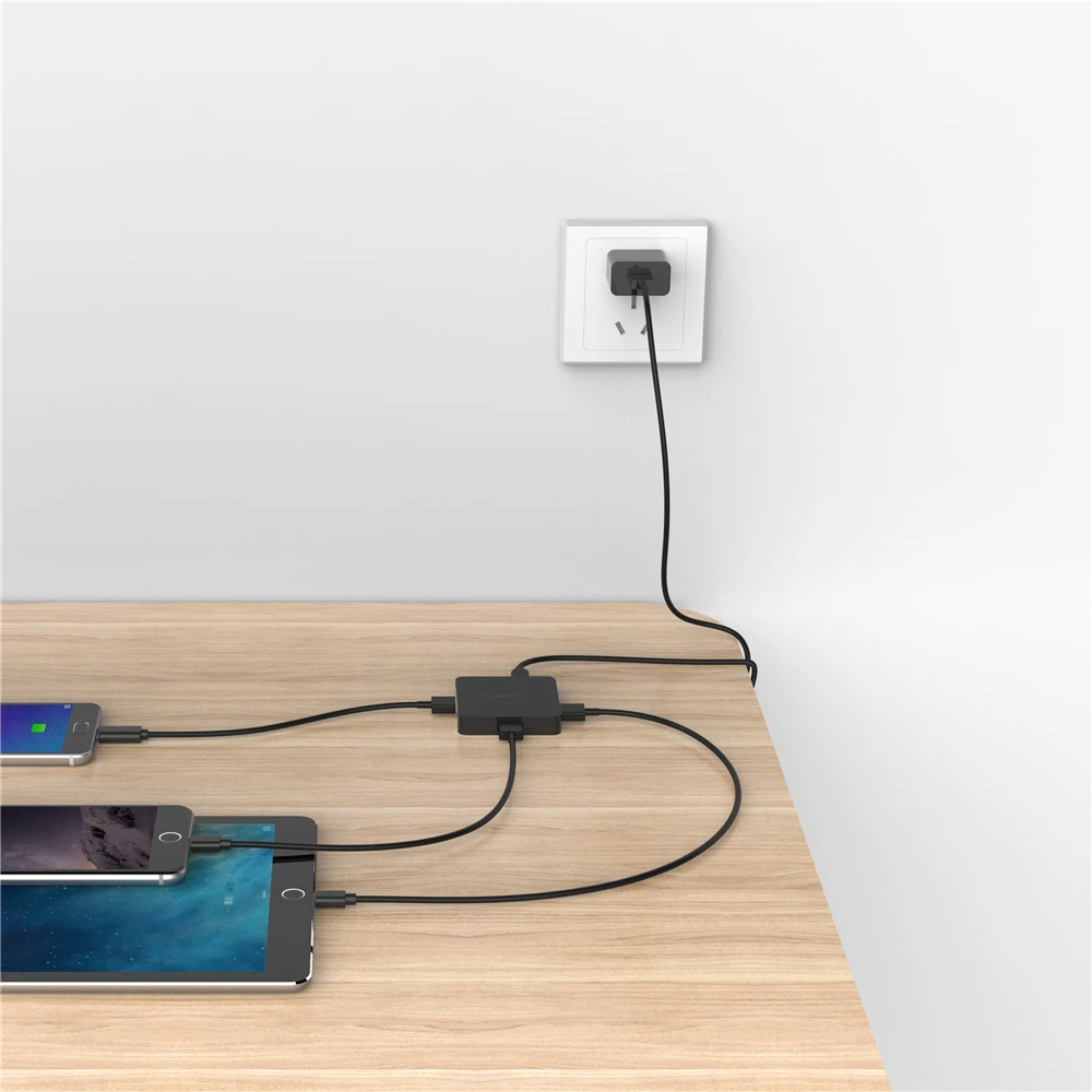ORICO Super Speed 4 Port USB HUB 3.0 Portable OTG Splitter with Micro B Power for Apple Macbook Laptop PC Tablet | Компьютеры и офис