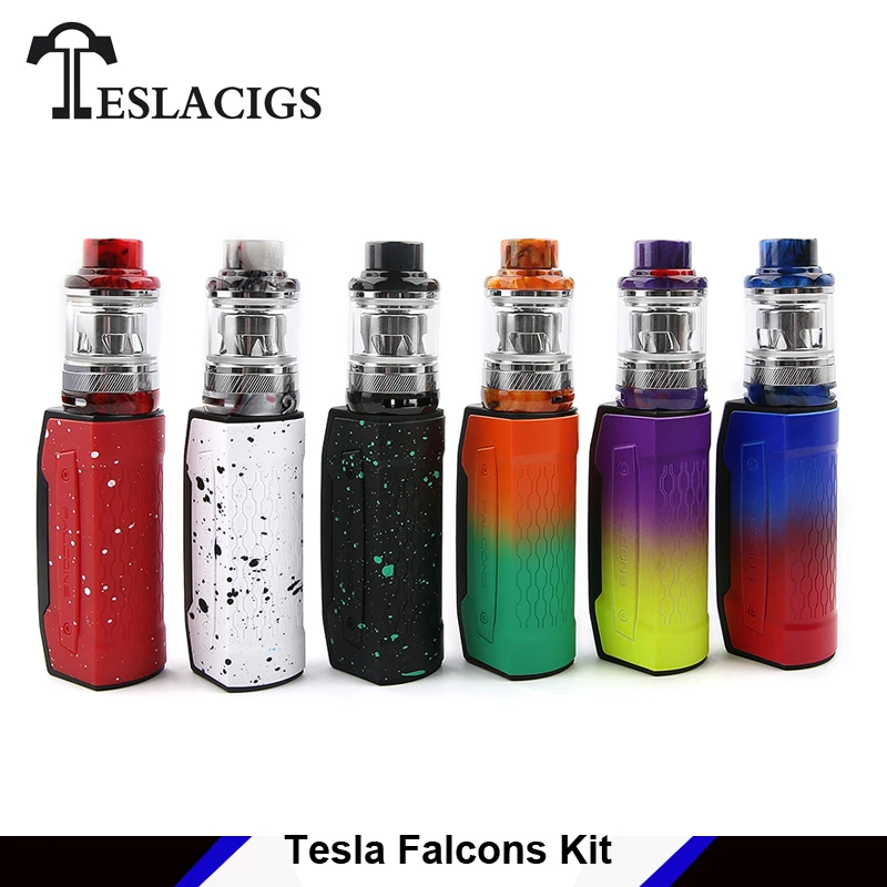 Оригинальный стартовый комплект Tesla Falcons 2 мл/6 мл Смола Sub Ом бак 2000 мАч батарея с TS