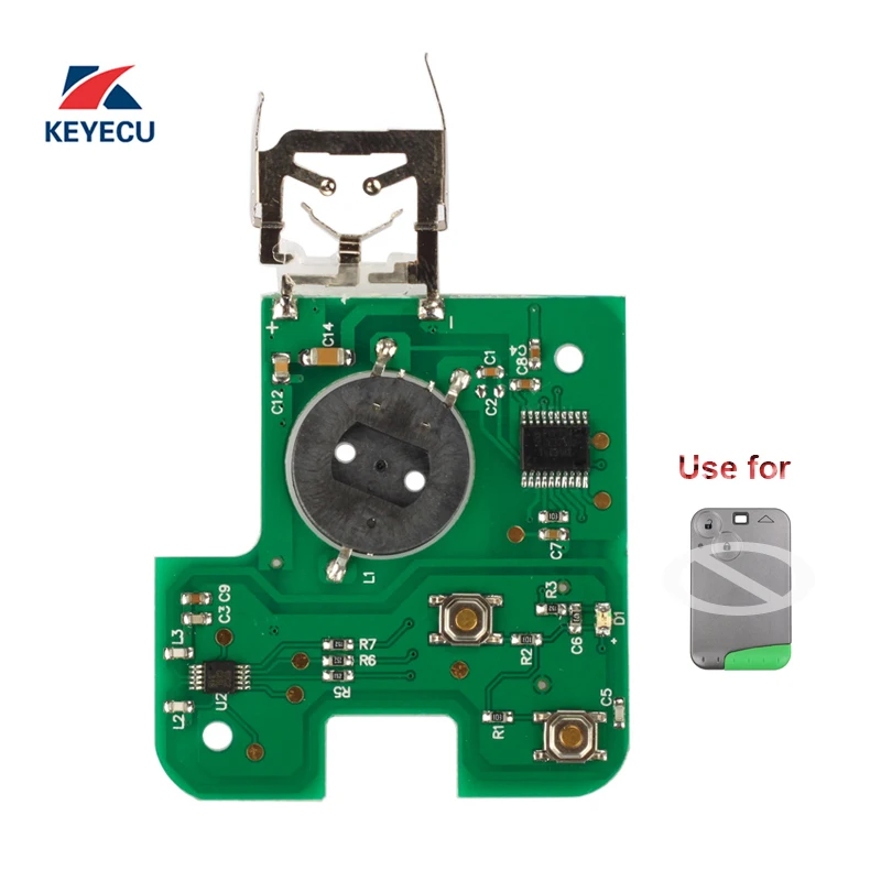 Запасной пульт дистанционного управления KEYECU автомобильный брелок с 2 кнопками