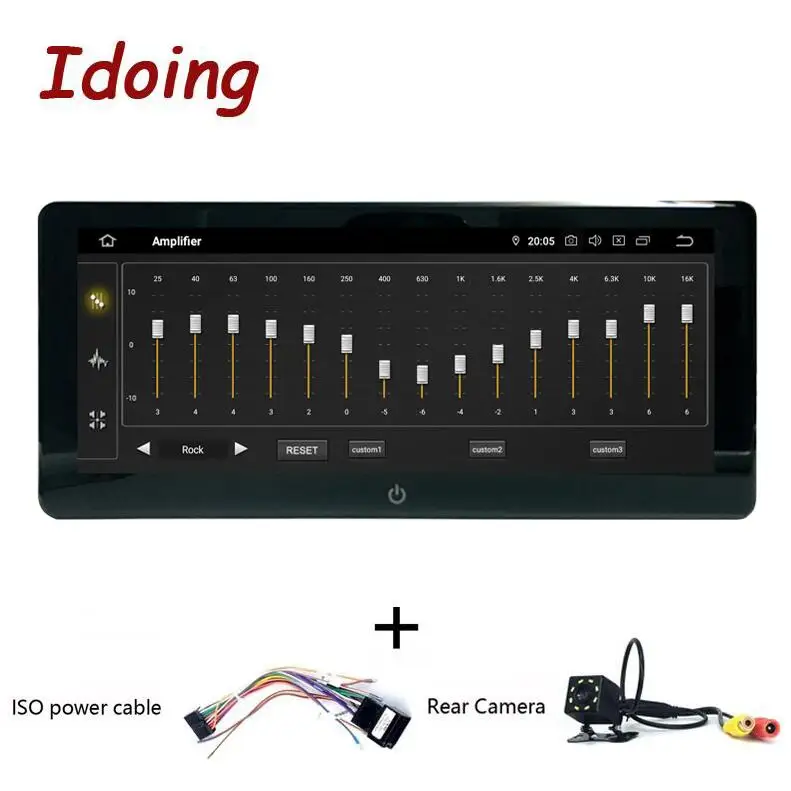 iso and camera Idoing 2Din 10,2" PX5 4G+ 64G Android 9,0 8 ядерный для универсального автомобиля gps DSP радио плеер 2.5D ips навигация Мультимедиа Bluetooth - Цвет: iso and camera