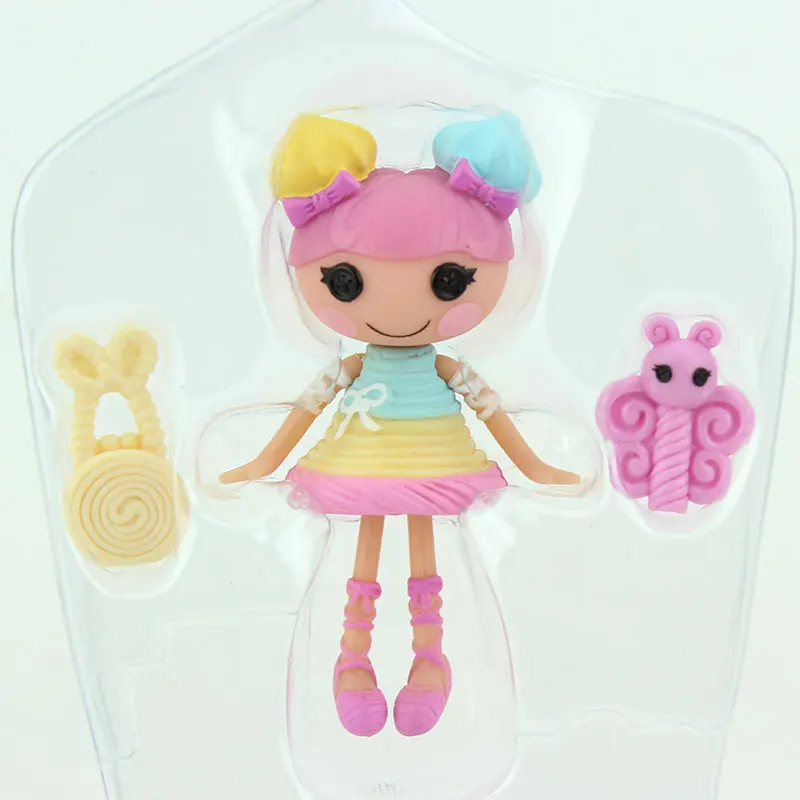 3 дюймов MGA куклы Lalaloopsy с аксессуарами, мини куклы для девочки игрушка театр свой уникальный стиль