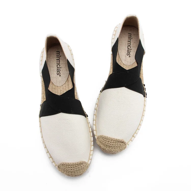 Новинка года; Alpargatas espadrilles; удобные слипоны с рисунком; Женские Повседневные тапочки; дышащие льняные парусиновые тапочки для девочек