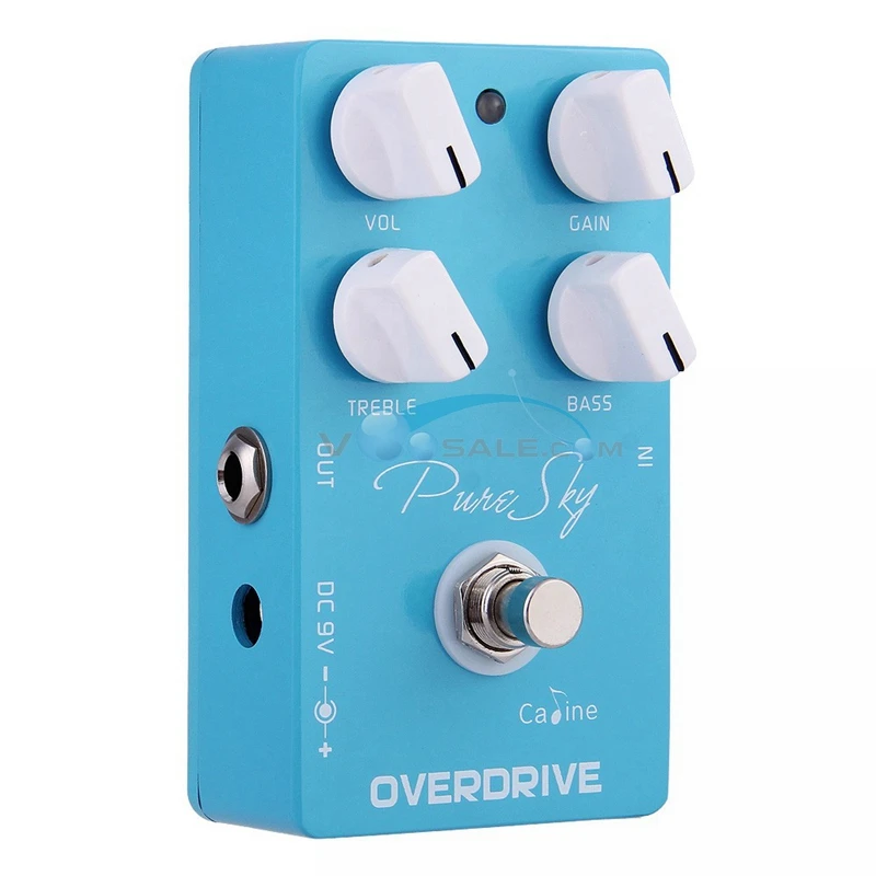 Pedal de Guitarra Puro e Limpo Caline Puro Efeito Cp-12 Overdrive Acessórios Pedal Céu od