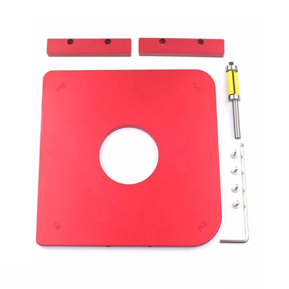 Новая деревообрабатывающая панель Radius Quick Jig Круглые Угловые шаблоны R5 R10 R20 R30
