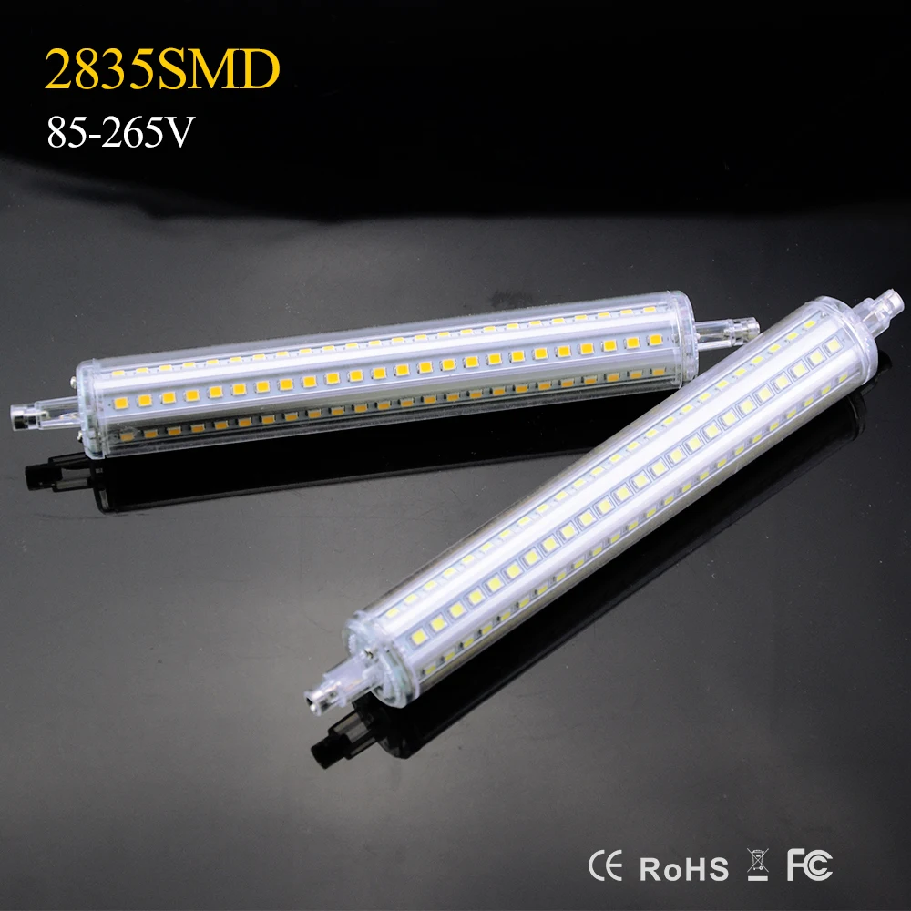 

85-265V 118mm R7S LED Bombillas No Flicker 78 135 189mm Floodlight High Brightness 5W 10W 15W 20W LED R7S J118 J78 J135 lampada