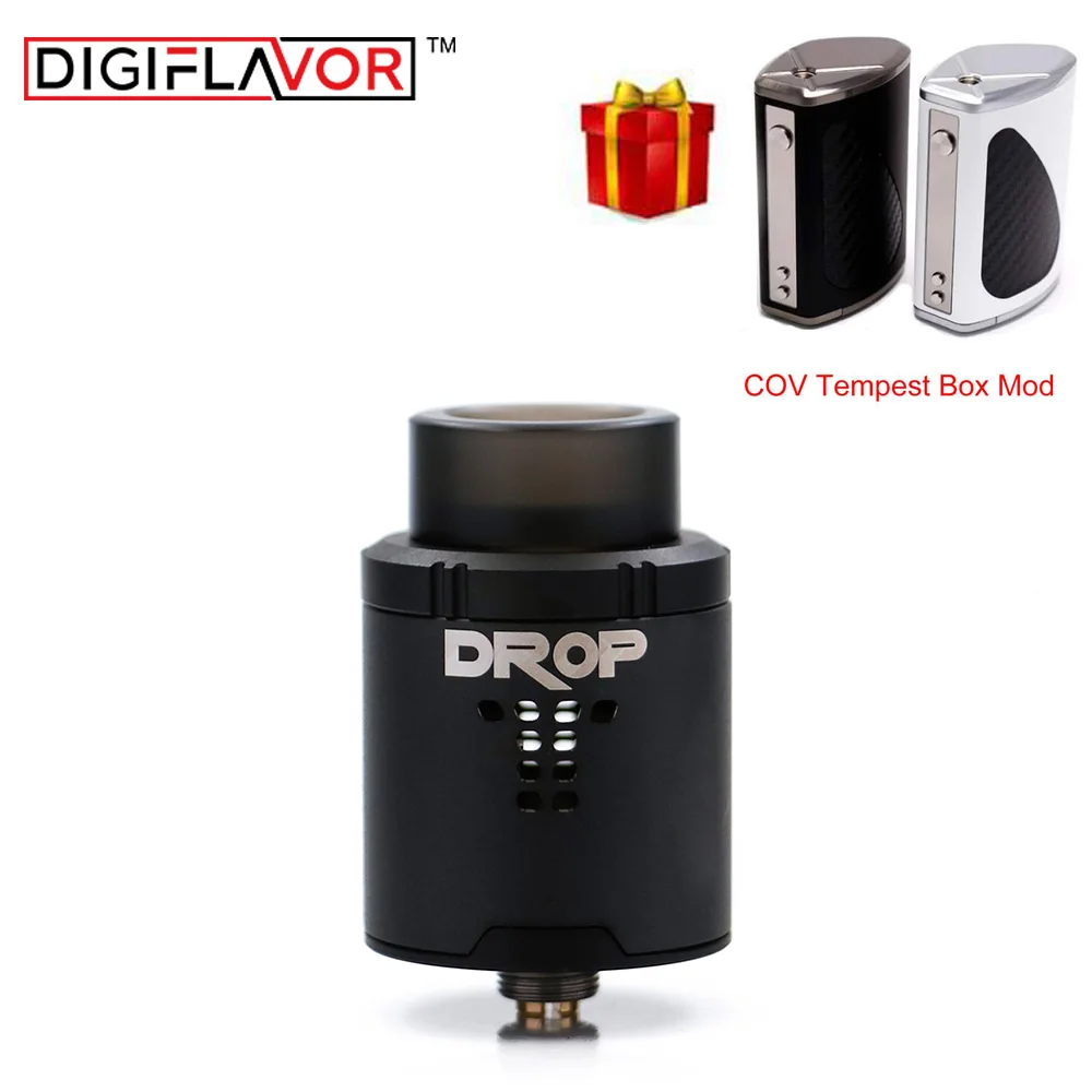 Бесплатный подарок Digiflavor Drop RDA с BF squonk 510 pin 24 мм электронная сигарета танк