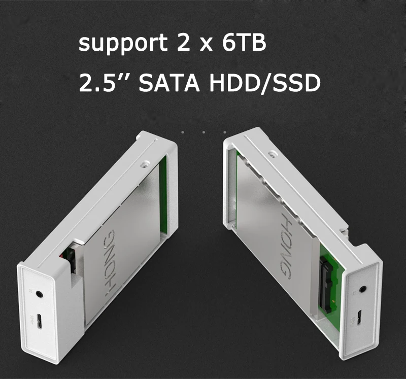 Двойной Массив 2 5 дюймов жесткий диск SSD корпус sata Высокоскоростной usb 3 0