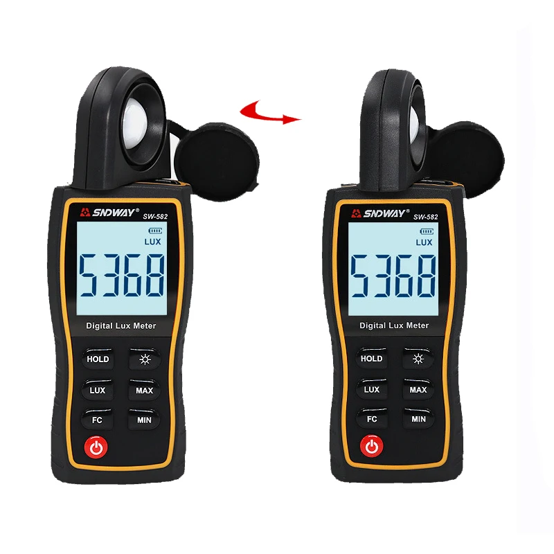 Цифровой luxmeter Lux/измеритель FC легкий Измеритель для фотографии люминометр