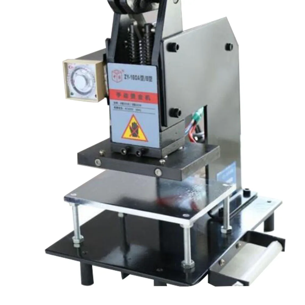 Manual Hot Foil Stamping Machine Leather Logo Embossing 15*10Cm 220V | Инструменты