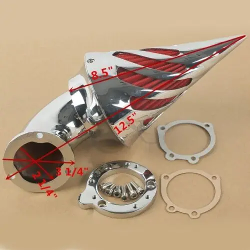 Воздухозаборный фильтр с шипами для Мотоциклов Harley CV S & карбюраторы