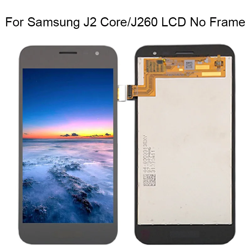 ЖК дисплей с сенсорным экраном и дигитайзером в сборе для Samsung Galaxy J2 Core J260 замена