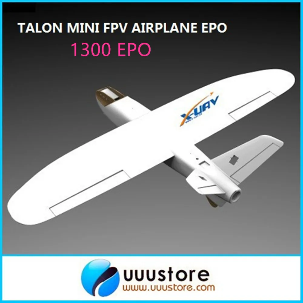 X uav Mini Talon EPO 1300 мм размах крыльев v образный вырез белая модель FPV Радиоуправление