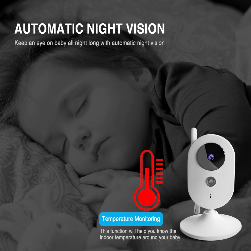 Портативный Беспроводной Детский Монитор 3 5 дюймов ЖК цифровой аудио