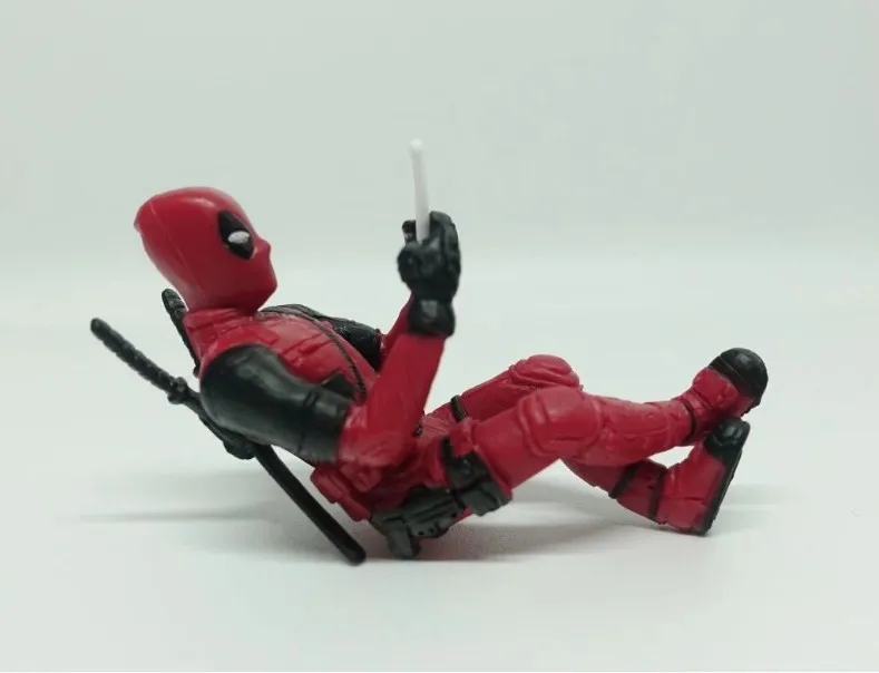 Дэдпул фигурку сидя модель осанки аниме X Men мини кукла украшение ПВХ Коллекция