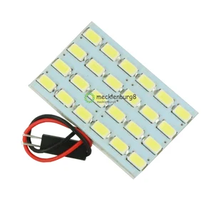 Светодиодная лампа для внутреннего освещения, от 12 В до 3 Вт, 24 светодиода, купольная энергосберегающая плата, модуль 5730, лампа для чтения, суперъяркая, 46x5x25 мм