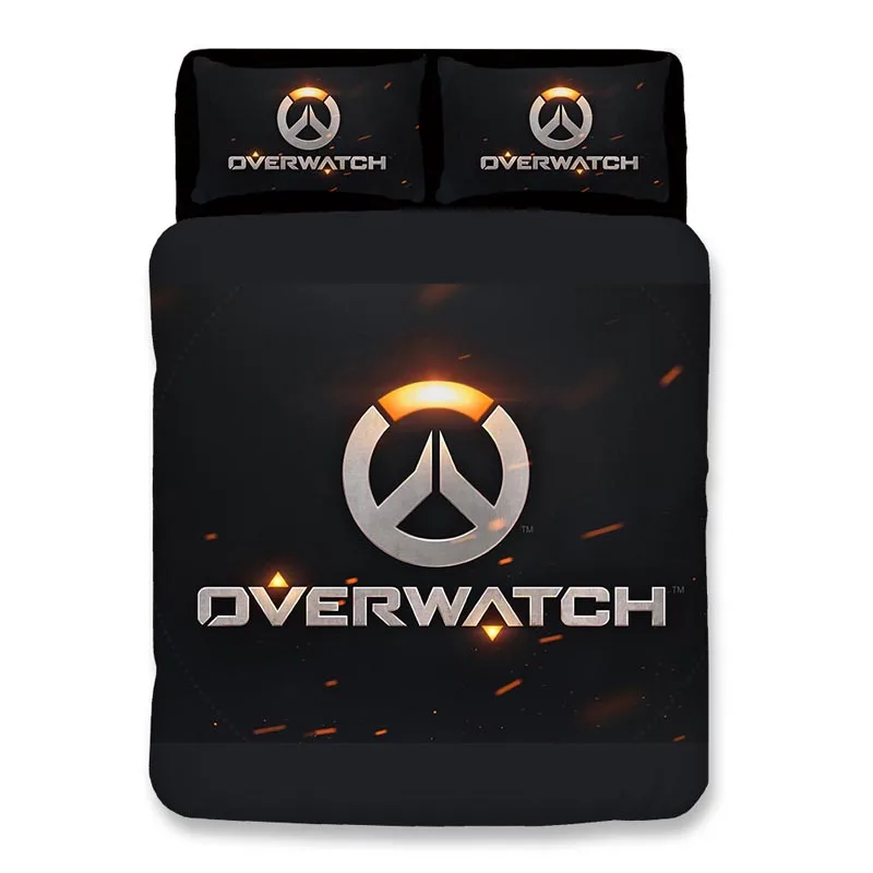 12 Overwatch 3D комплект постельного белья пододеяльники наволочки OW Overwatch игры Одеяла комплекты постельного белья Постельное белье Комплект постельного белья - Цвет: 12