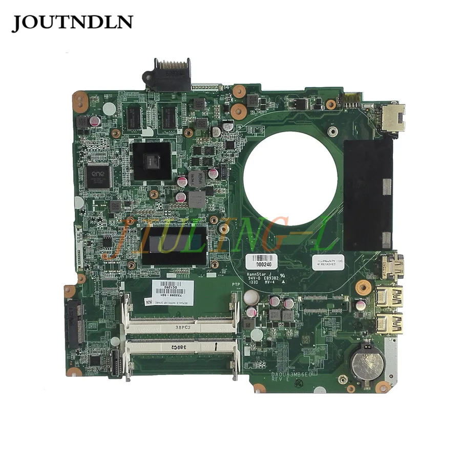 Материнская плата JOUTNDLN для ноутбука HP PAVILION 15-N 732089-501 DA0U83MB6E0 i3-4005U DDR3 | Компьютеры и
