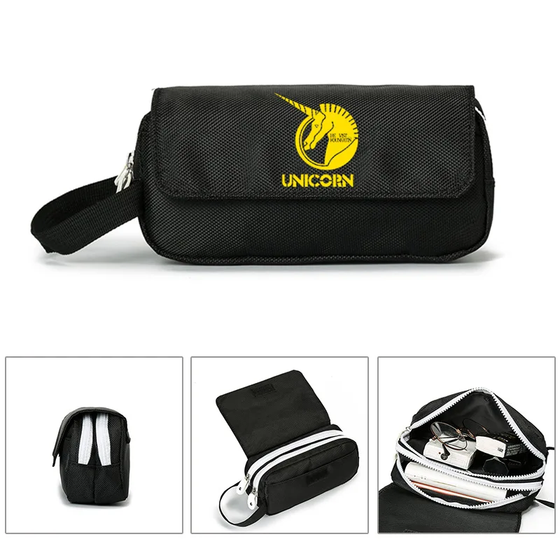 

Anime Calm Mask Rider Unicorn UC Wallet Purse Cosmetic Stationery Pencil Bag Girls Boys Gift Back to School Hand Bag Portable