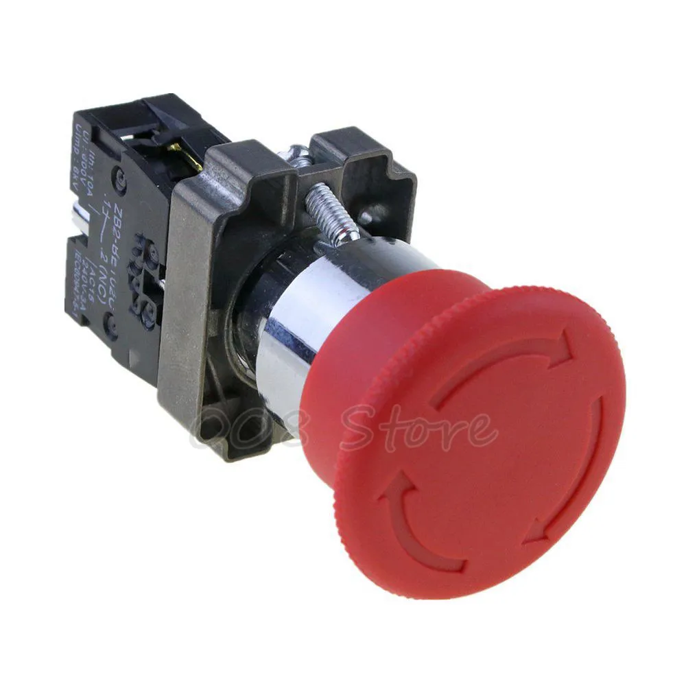 XB2BS542 1NC ZB2 BE102C one закрытая красная Грибовидная головка Кнопка аварийной остановки