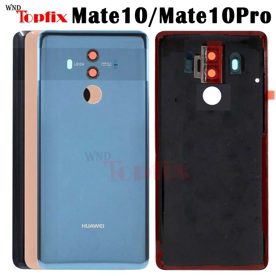 Новинка стеклянная крышка батарейного отсека для HUAWEI Mate 10 Pro сменная задняя
