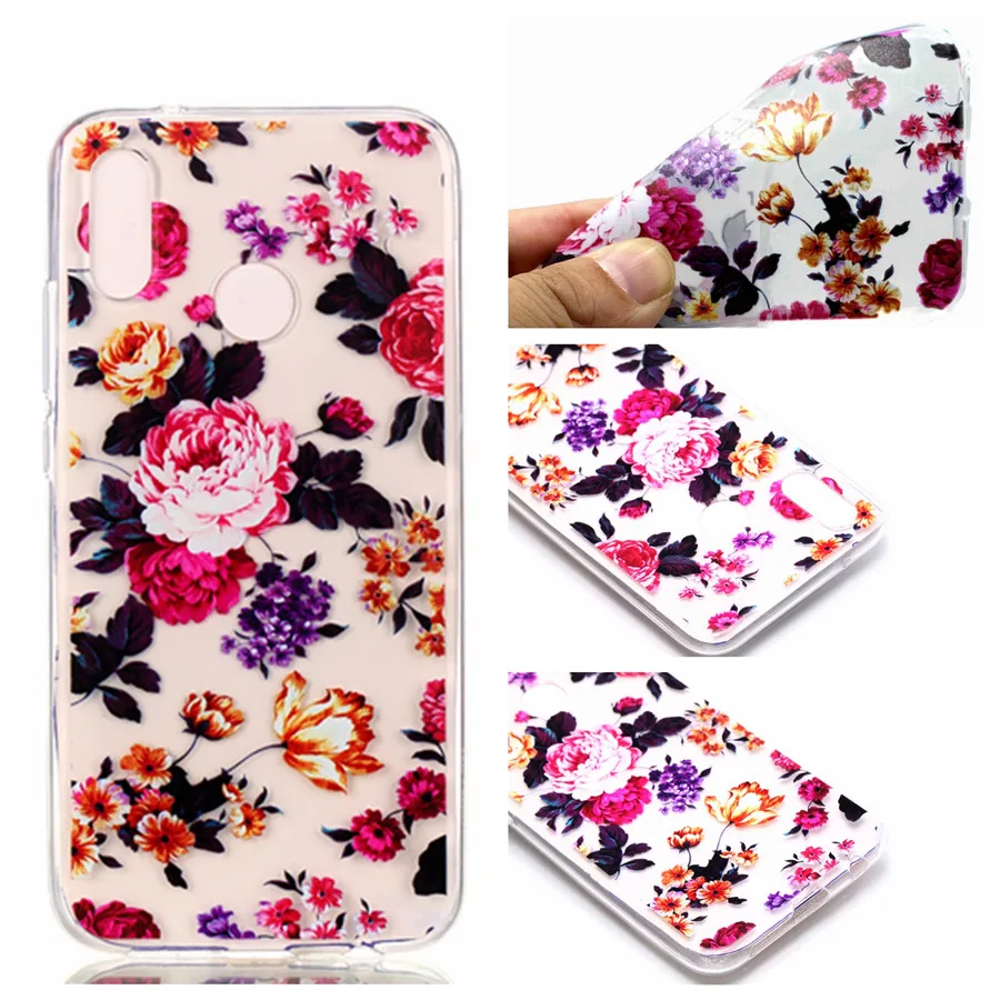 HOTSWEI чехол для huawei P20 Lite роскошный 3D Мандала Цветочный прозрачный ТПУ задняя