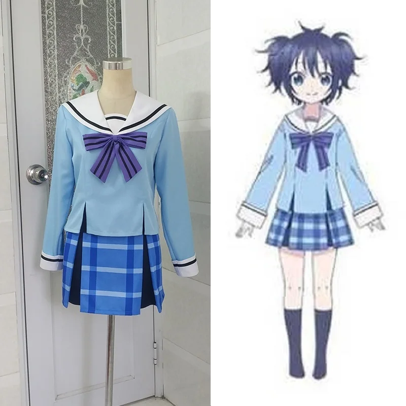 Женский костюм для косплея Happy Sugar Life моряка из аниме школьная форма