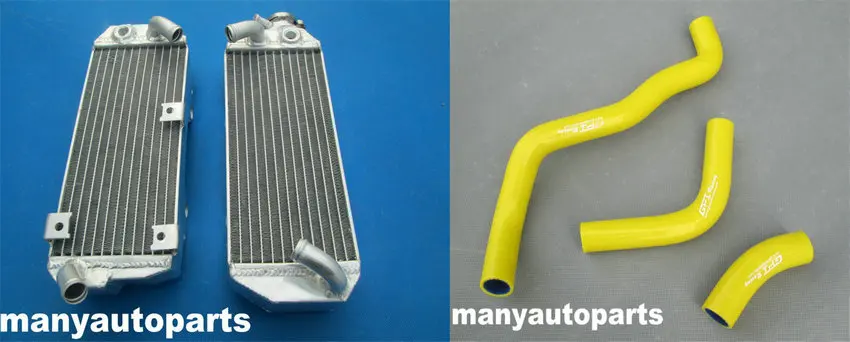 Алюминиевый радиатор и Белый Шланг для Suzuki DRZ400 DRZ 400 SM DRZ400S 2002 2008 03 04 05 06 07 08|drz 400|drz