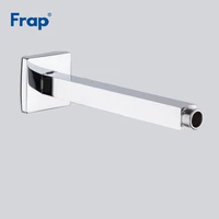 frap new bathroom 20cm shower arm shower faucet fix arm chrome brass wall ceiling mounted shower arm pipes accessories y81018